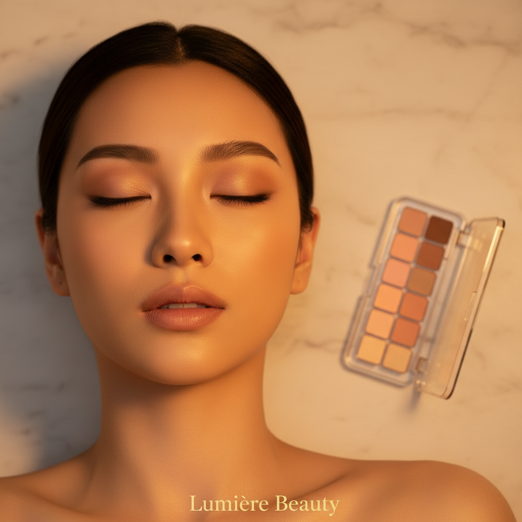 Palette Ombretti 12 Colori – Toni Opachi per Look Quotidiano & Naturale