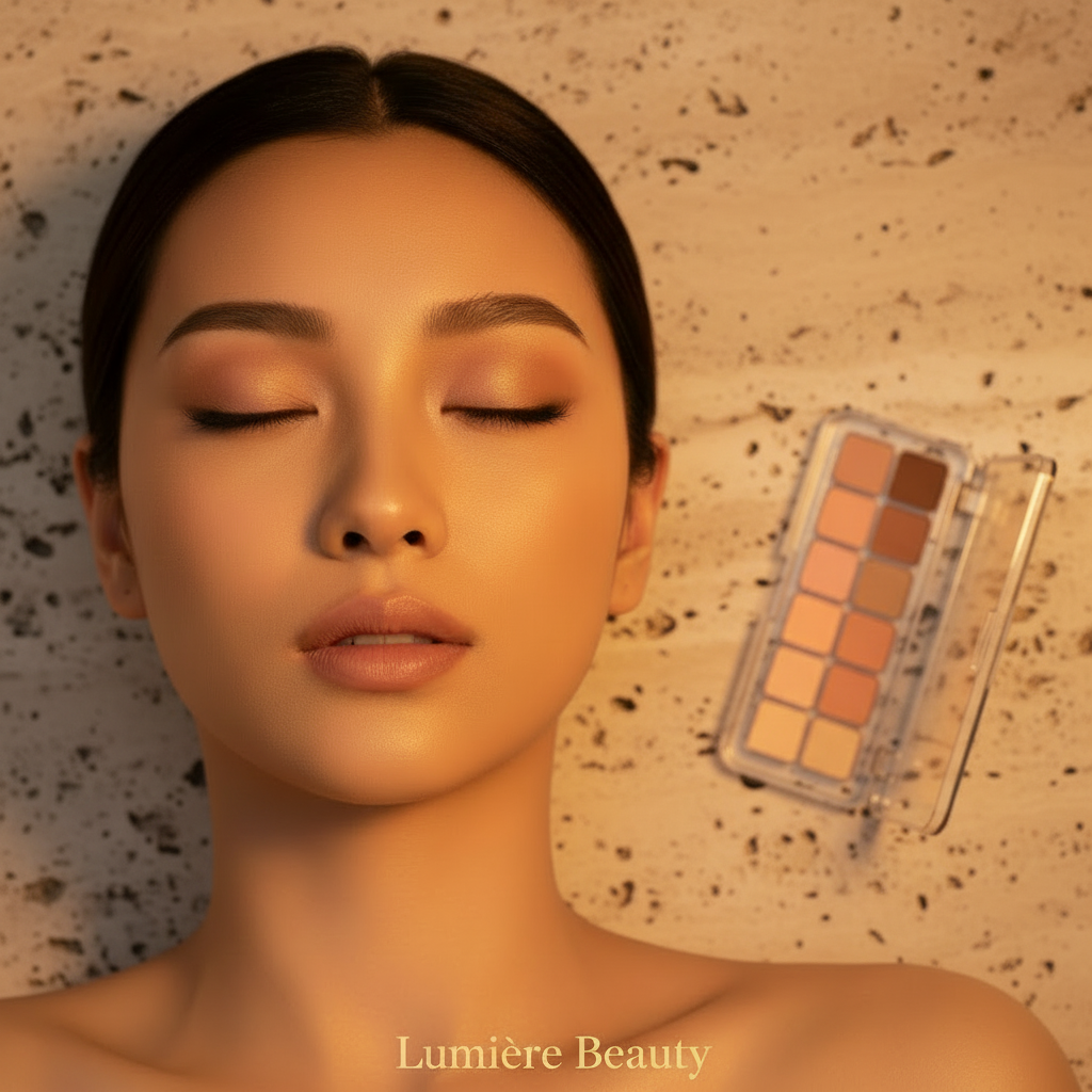 Palette Ombretti 12 Colori – Toni Opachi per Look Quotidiano & Naturale