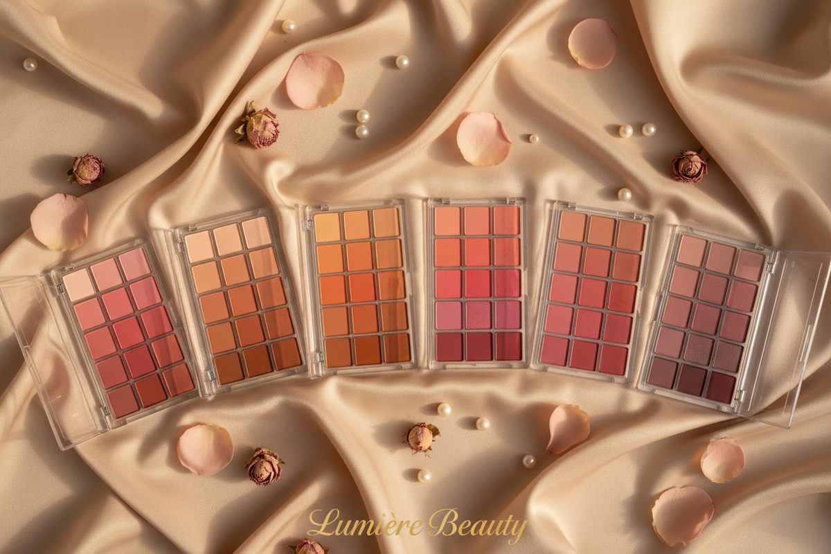 Palette Ombretti 12 Colori – Toni Opachi per Look Quotidiano & Naturale
