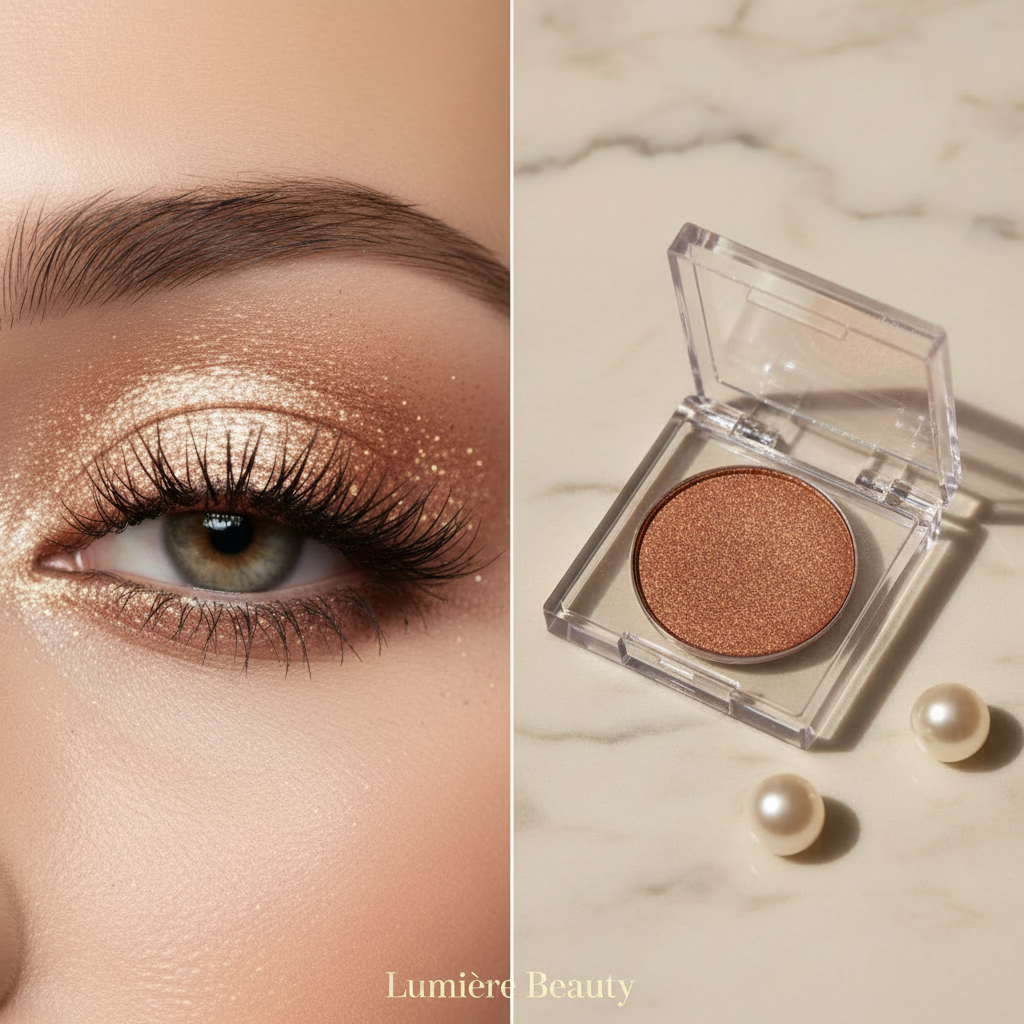 Ombretto Singolo Dual-Finish – Opaco & Shimmer | Tonalità Her Orange