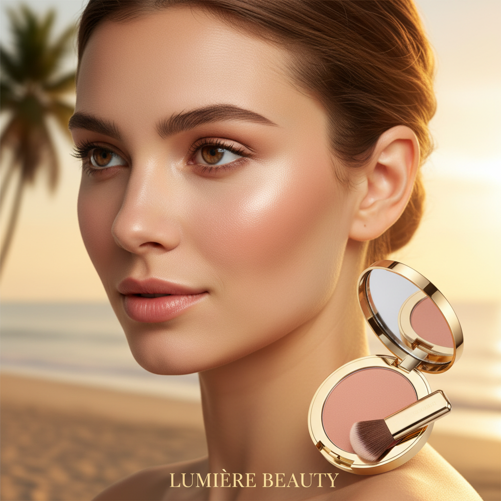 Blush Compatto Matte Waterproof – Finish Naturale & Lunga Tenuta