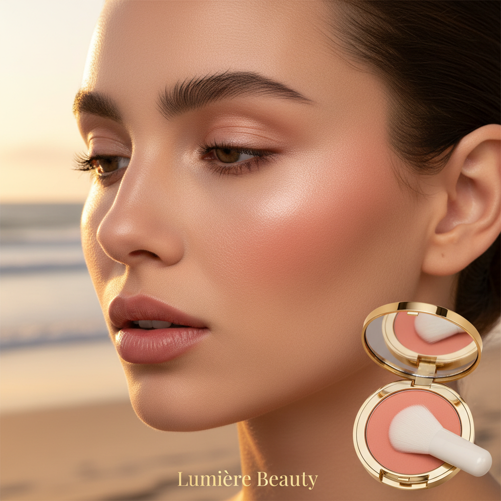 Blush Compatto Matte Waterproof – Finish Naturale & Lunga Tenuta