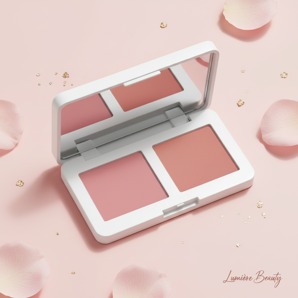 Palette Blush Vellutato 2-in-1 singola - Lumière Beauty