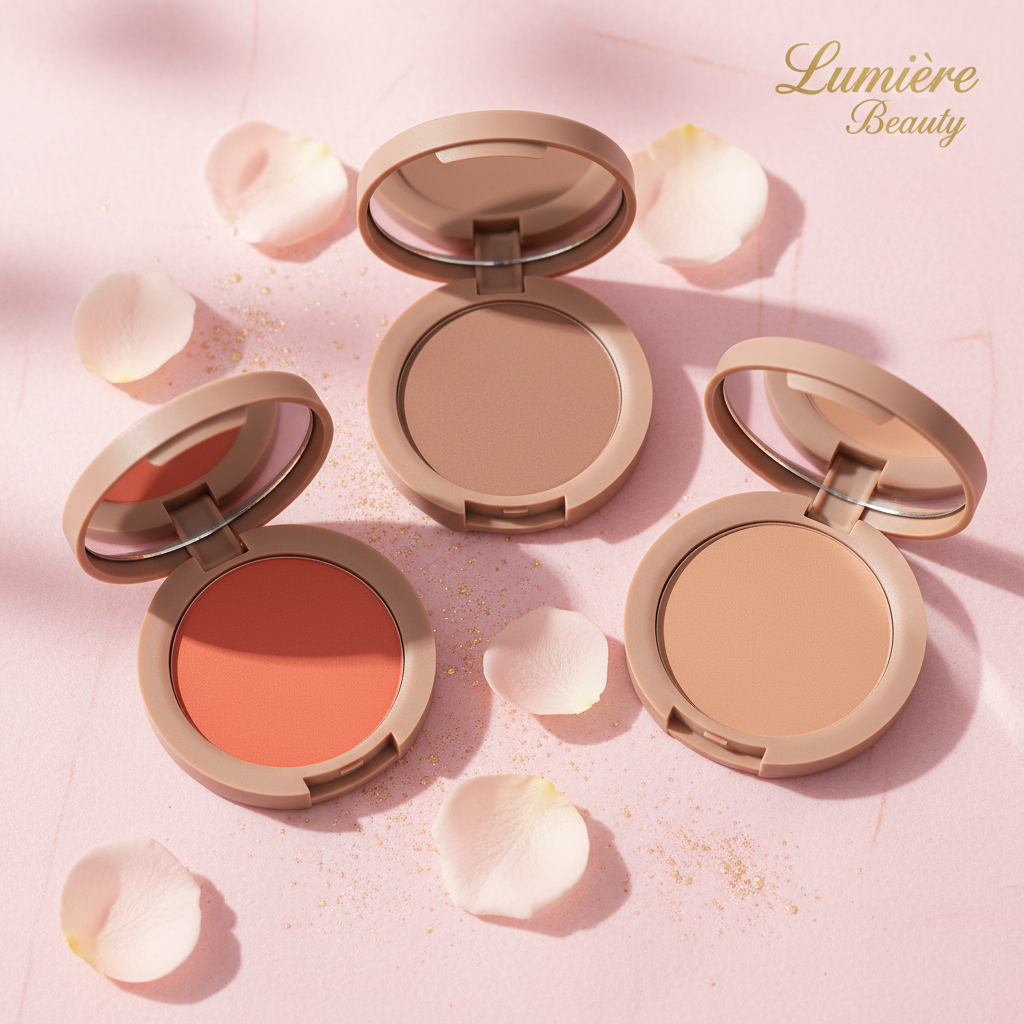Fard Monocolore - 3 varianti aperte - Lumière Beauty